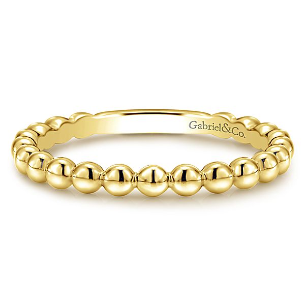 14K Yellow Gold Stackable Ring